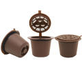 Refillable Reusable Coffee Capsule Filters for Nespresso Machine Coffee Capsule Cup Reusable. 