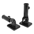 2 in 1 Multifunctional Adjustable Flagpole Bracket Heavy Duty Aluminum All Weather Flag Holder Wind Resistant. 