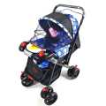 New Music Baby stroller can sit or lie down ultra-light portable folding baby umbrella car four-wheel children's stroller. 