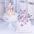 10pcs DIY Cake Decoration Happy Birthday Theme Butterfly Paper Cake Topper. 