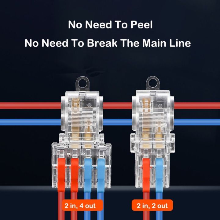 Quick Electrical Cable Splice Mini Quick Terminal Block T type ...