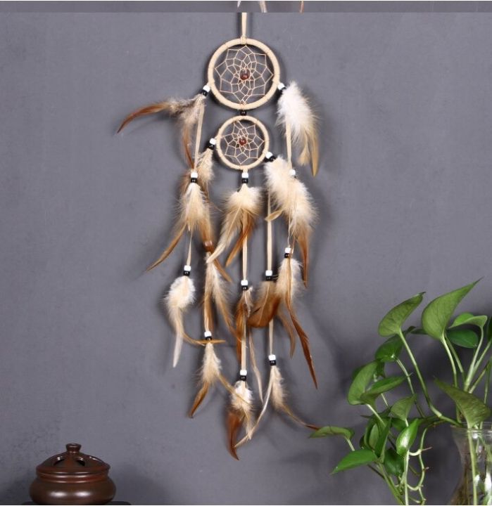 Vintage%20Home%20Decoration%20Retro%20Feather%20Dream%20Catcher%20Circular%20Feathers%20Wall%20Hanging%20Dream%20Catchers%20Decor%20For%20Car%20-%20Image%203