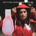 LED Safety Light Battery Powered Clip-on Magnetic Silicone Lights 3 Light Modes Flashlight for Hiking Walking Running Jogging. 