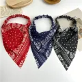 Elastic Hair bands Headband Flower Print Hair Scarf Floral Triangle Bandanas Nicle. 
