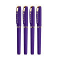 【The Quiet Page】4pcs/set Large Capacity Neutral Pen Black Blue Purple Green Red Ink 0.7mm Pen Carbon Calligraphy Teacher Business Signature. 