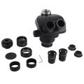 Microscope Head Trinocular Head 3.5-100X Bifocal Continuous Zoom Microscope Head. 