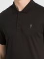 Black Polo T-Shirt. 