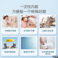 Self-contained menstrual packaging, seamless monthly travel, everyday pregnancy sterile underwear. 