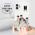 Hontinga for Huawei Y6 Pro 2019 Back Cover Fashion Cool BTS Side Design Case Square Edge Liquid Silicone Phone Cases. 