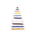 Montessori Golden Beads With Wood Tray Coloful Beads Hundreds Beads Square Educational Counting Learning Math Toys For Children. 