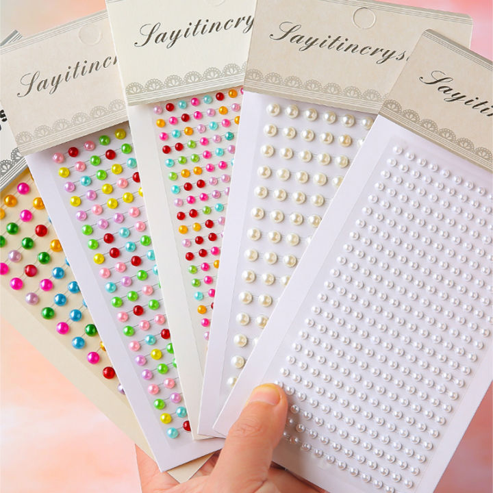 Acrylic Diamond Pearl Sticker DIY Handmade Sticker