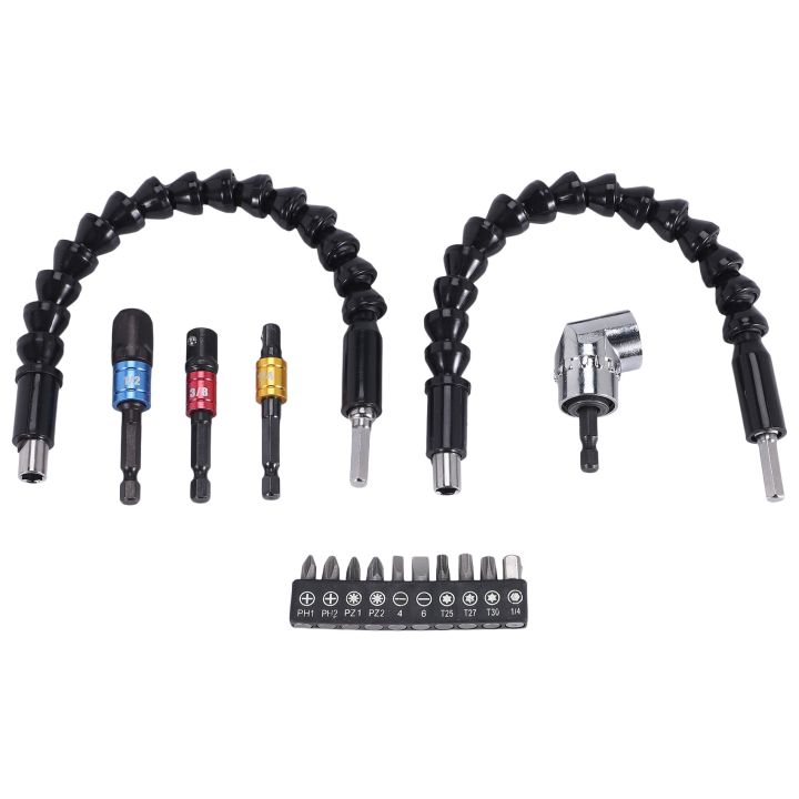 Flexible Drill Extension Hex Shank Drill Nut Driver Bit Set | Daraz.lk