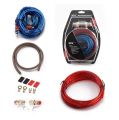 Amplifier Cable Set Connection Set Power Amplifier Cable 8GA Car Audio Wire Wiring Fuse Holder Fork Cable Lugs AGU Fuse. 