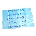 Birthday Decor Rose Gold Blue Pink Grandma To Be Mommy To Be Boy Girl Footprint Baby Shower Sash Mom Favor Gift. 
