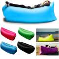 Inflatable Lounger Air Sofa Lightweight Beach Sleeping Bag Air Hammock Folding Rapid Inflatable Sofa for Beach, Camping, Travel. 