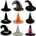 Witch-themed Party Accessories Halloween Decoration Supplies Wizard Hat Cosplay Masquerade Party Decorations Witch Costume Accessories. 