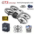 GT3 Mini NEW Drone WIFI HD Dual Camera Optical Flow Localization Dynamic Lighting Intelligent Obstacle Avoidance Quadcopters Toy. 
