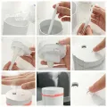 【BestGO】Portable 300ml Electric Air Humidifier Aroma Oil Diffuser USB Cool Mist Sprayer with Colorful Night Light for Home Car. 