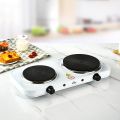 Hot Plate Double Burner Electric Hot Plate For Flexible Precise Table Top Cooking Electric Coil Hot Plate Stove Electric Heater Stove Hot Cooker Plate Induction Cooker Multifunctional Kitchen Appliance 3000W Stainless Steel Body. 