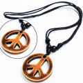 Men's Peace Sign Necklace/ Peace Sign Pendant Chain / Peace Sign Pendant with Rope Chain /Fashion Necklace Chain with Pendant for Men. 