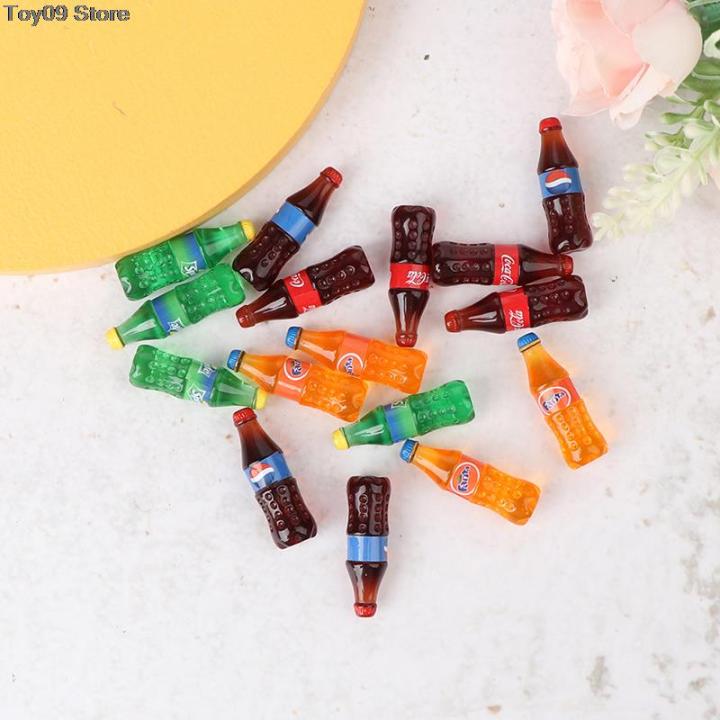New%204pcs%201/6%201/12%20Dollhouse%20Miniature%20Mini%20Coke%20Fanta%20Sprite%20Water%20Bottle%20Beverage%20Model%20Fo%20Dollhouse%20Kitchen%20Food%20Toy%20-%20Image%207