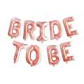 BRIDE TO BE foil balloon Banner Pack for Bridal Shower Party. 