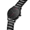 MVMT Analogue Brushed black stainless steel Luxury Men's Wrist Watch chain watch for men's black watch Men's Watch Boys Watch Best Gift Watch. 