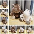 Plush Doll Hippo Stuffed Toy Kids Toy Forest Animal Couple Toy Hippopotamus Plush Toys Stuffed Animals 25/35cm Gifts for Baby. 