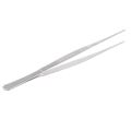 Hospital Home Stainless Steel Straight Tweezers Forceps Handy Tool 9.6" Long. 
