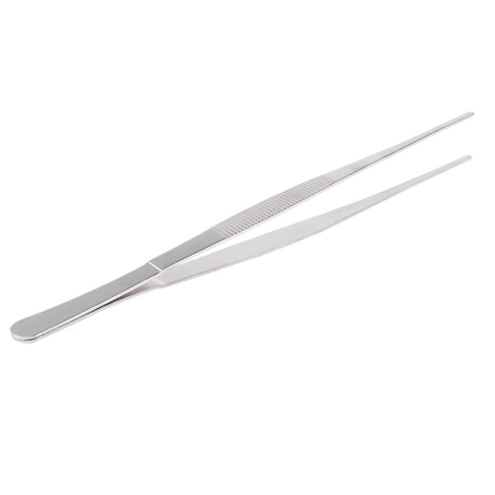 Hospital%20Home%20Stainless%20Steel%20Straight%20Tweezers%20Forceps%20Handy%20Tool%209.6"%20Long%20-%20Image%208
