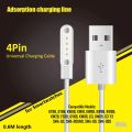 Universal Smart Watch Charger for KW88 KW18 GT88 G3 Smartwatch USB Power 4 Pin Magnetic Adsorption Charging Cables. 