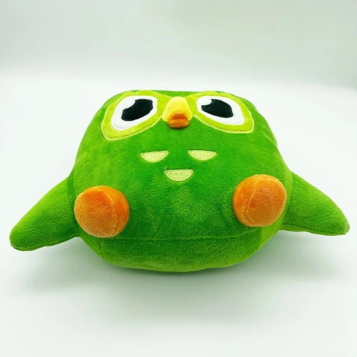 Doll soft padding moving ingo owl green Duol hawk plush toy duo owl cartoon anime owl object toy kids birthday gift