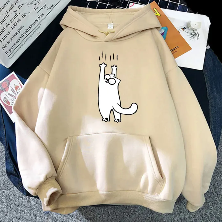 Simon's%20Cat%20Cute%20Anime%20Hoodies%20Harajuku%20Manga%20Sweatshirts%20Casual%20Men/women%20Clothes%20Regular%20Fit%20Pocket%20Streetwear%20Graphic%20Hoody%20-%20Image%202