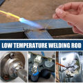10pcs Aluminum Welding Rods  -  Low Temperature Easy Melt - Weld Bars Cored Wire Rod - Solder Tin Flux for Soldering Aluminum - for Soldering Aluminum. 