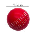 6.3CM Bounce Durable Playing Training Practice Attractive Traditional Seams All Age Players Cricket Ball Funny Soft PU. 