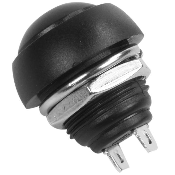5X 12mm Waterproof Momentary ON/OFF Push Button Round SPST Switch ...