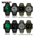 【Global best-seller】Sutuiying Sales promotion SANDA Men's Watches Waterproof Sports Stopwatch Chronograph Watch For Male LED Electronic Digital Wristwatches Relogio Masculino. 