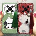 Tassel Bell Phone Case For ZTE Blade V70 Max/Nubia V70 Max Soft case Silicone Dirt-resistant Protective Graffiti Cute. 