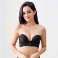 Women Premium Silicone Clear Invisible Bra Strap / Practical Non-Slip Adjustable Bra Shoulder Belt / Frosted Wide Soft Transparent Shoulder Straps. 