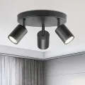 Led GU10 Pendent Lamps 3/4 Head Track Lighting Fixture Surface Mounted LED Spotlight Ceiling Spot Lights for Kitchen Living Room. 