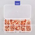 【Dream Sailing Store 】GT Copper Connecting Pipe Wire Small Copper Tube Terminal Cable Lug Ferrule Kits. 