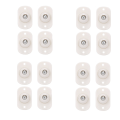 BRADOO 12 Pcs Self Adhesive Mini Caster Wheels 360° Smooth Rotation Universal Roller for Small Appliances Speaker. 