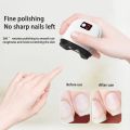 Bargain price High Quality Automatic Electric Nail Clipper with Nail Scraps Storage Intelligent Fingernail Trimmer Multifunction USB Rechargeable Polishing Trimmer for Baby Adult Household Nail Cutting Tool. 