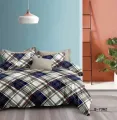 Pure twill cotton queen size bedsheet 3D. 