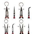 Circlip Pliers Set, Internal/External Snap Ring Pliers Set, 4Pc. 
