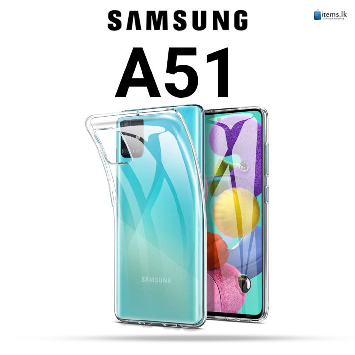 ThickBallon Clear Case For Samsung A51 Ultra Thin Transparent Shockproof for Samsung Galaxy Crystal ThickBallon Clear Silicone Soft TPU Cover