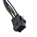 6-Pin To 8-Pin PCI-E Power Converter Extension Cable For Video Card Graphics Adapter Cable Powered Adapter. 