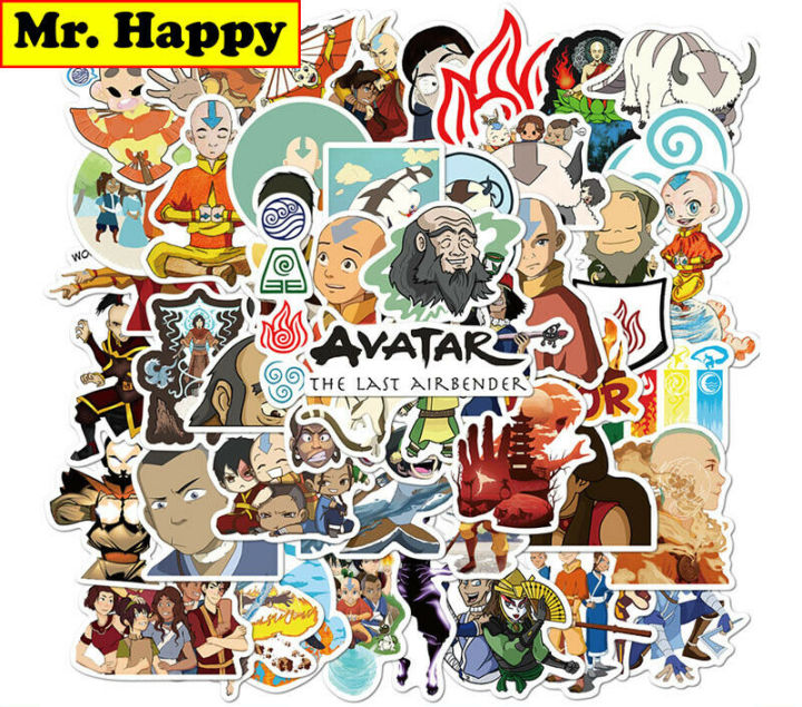 20/40/60pcs%20Avatar%20The%20Last%20Airbender%20Stickers%20Laptop%20Luggage%20Skateboard%20Stickers%20-%20Image%207