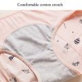 Little Girls' Soft Cotton Underwear Kids Cool Breathable Comfort Panty Toddler Undies. 