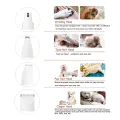 Professional Silent Cat Dog Hair Trimmer Paws Nail Grinder Animal Foot Hair Cutter Remover USB Rechargeable Pet Grooming. 